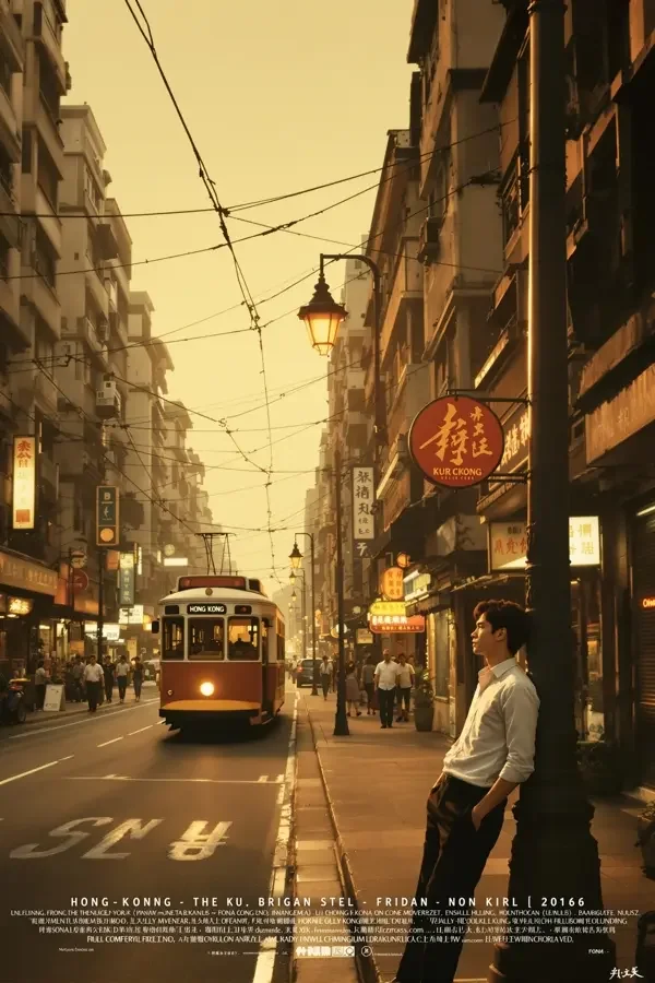 梁朝然作品《阿飞正传前夜》海报 - 好看影视